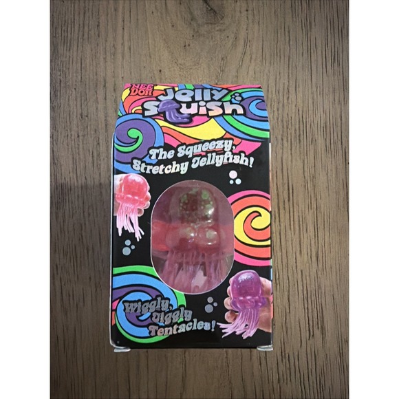 PINK NeeDoh JELLY SQUISH Sparkle Jellyfish Stress Toy Squishy AUTHENTIC NEE DOH - Picture 3 of 6